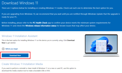 Windows11インストールアシスタント