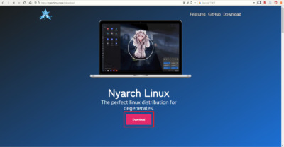 Nyarch Linux公式サイト